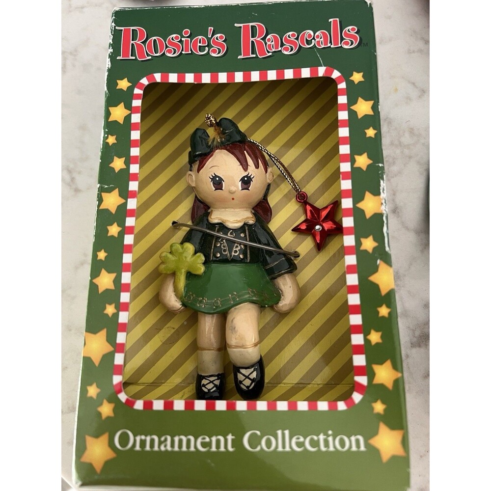 2003 Rosie’s Rascals Irish Dancing Girl Ornament Kurt Adler Rosanne Snyder